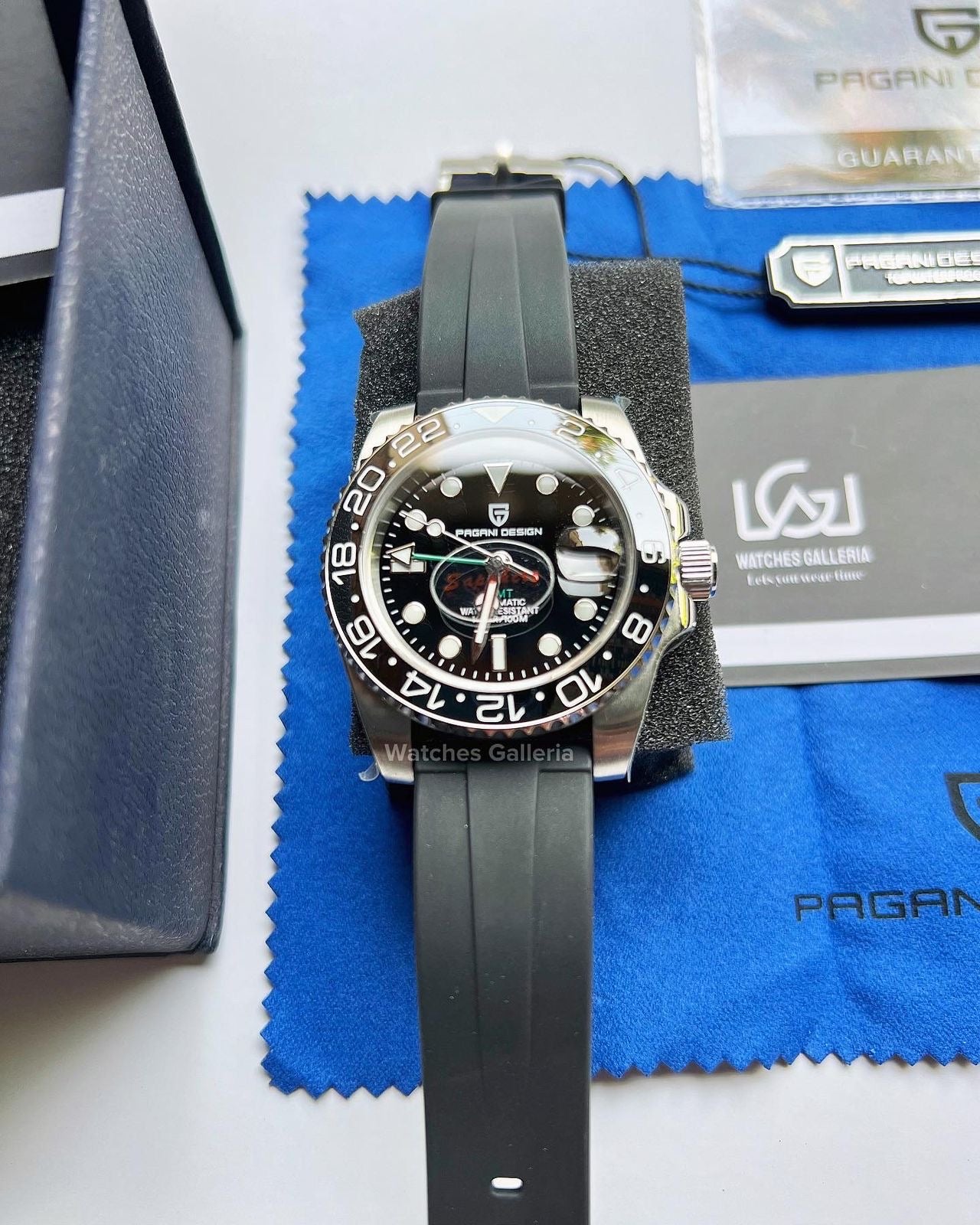 Pagani Design GMT Master I Automatic (Black) PD1662