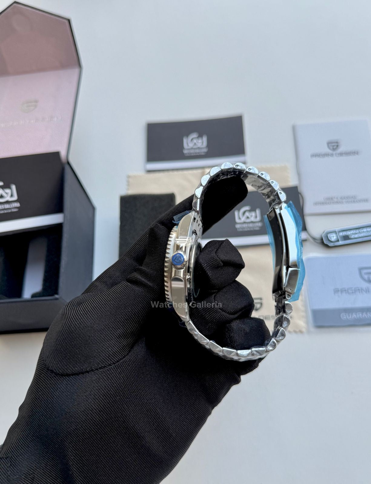 Pagani Design GMT Master II Bruce Wayne Automatic (Jubilee) PD1662 Watches Galleria