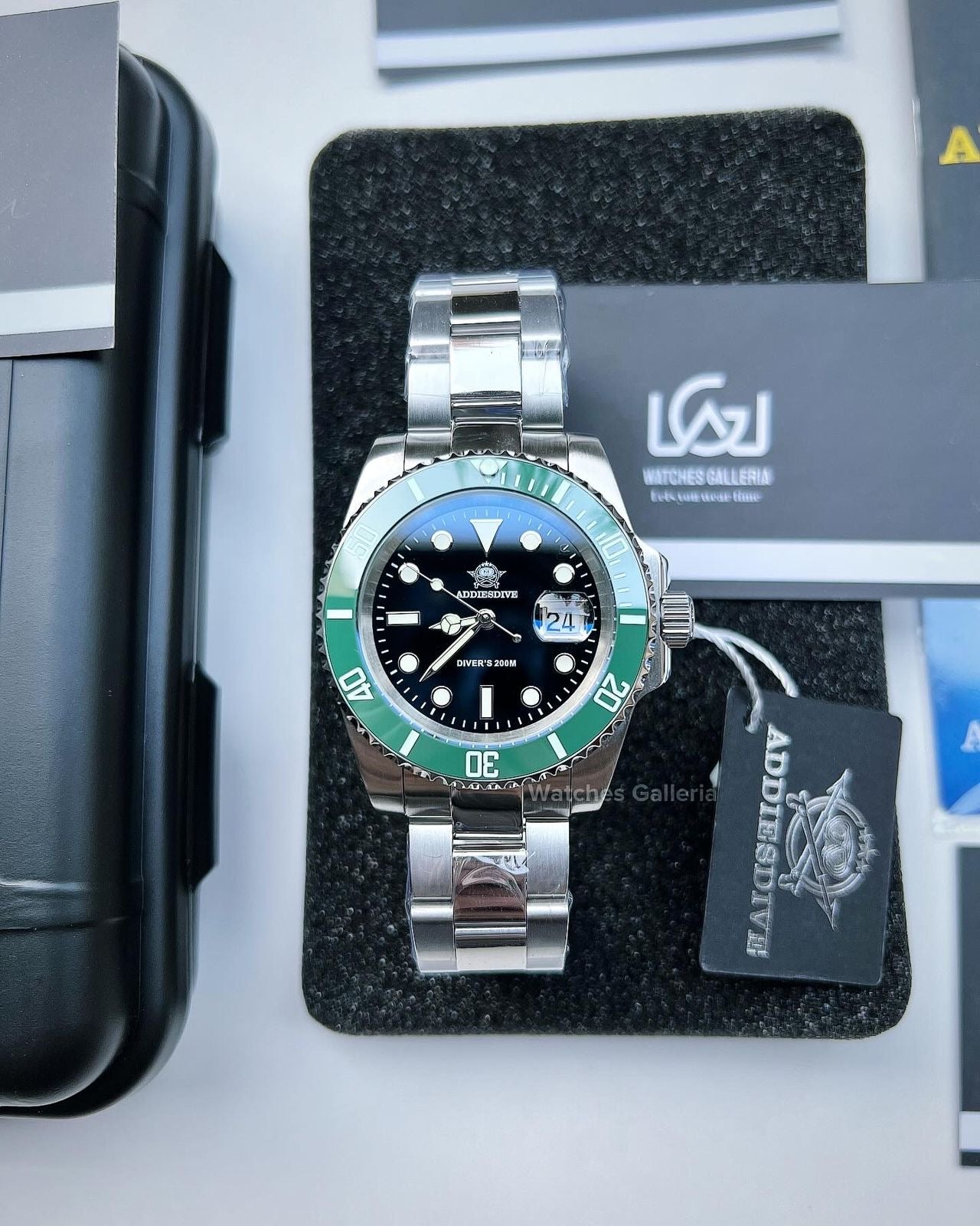 Addiesdive Submariner Kermit MY-H3-2QZ