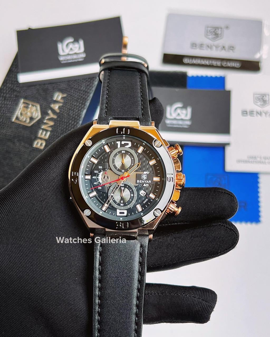 Benyar Chronograph Quartz (Black Gold) BY5151