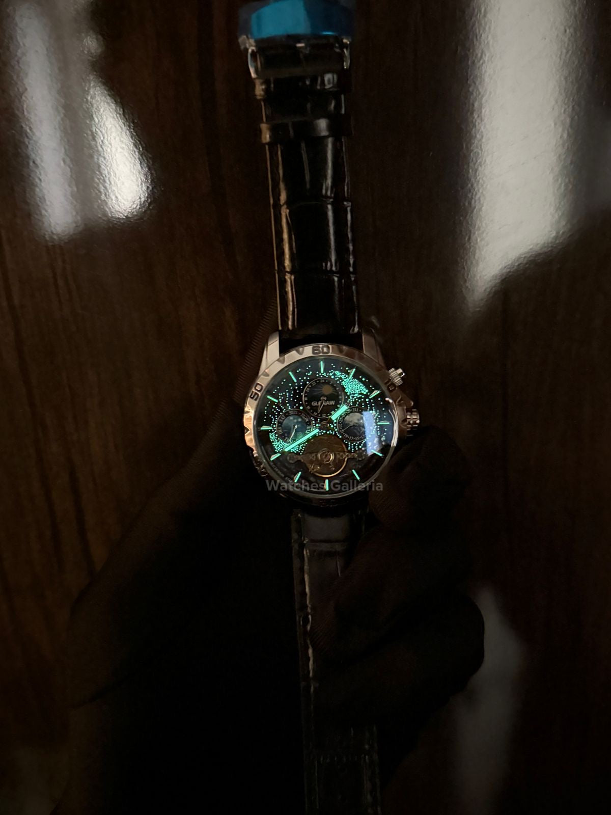 Glenaw Moonphase Automatic (Blue) GL8919 Watches Galleria