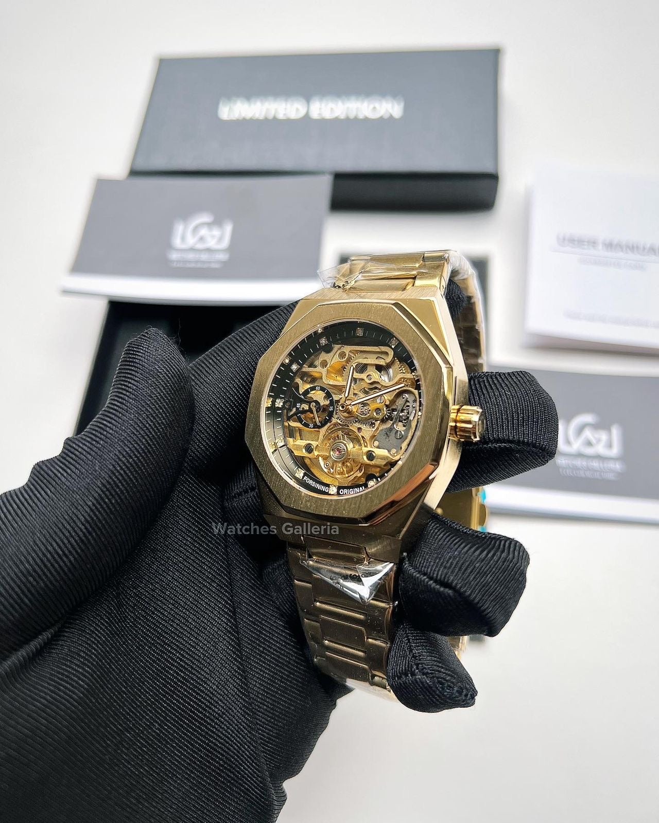 Forsining Royal Oak Skeleton Automatic (Gold) TM375G