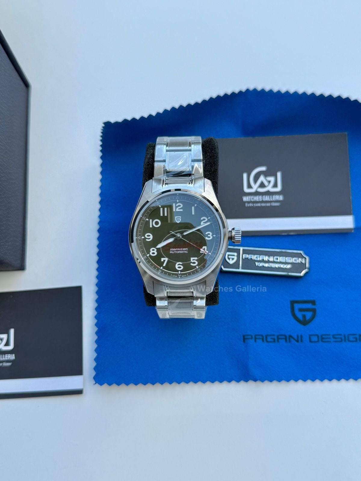Pagani Design Spirit Pilot Automatic (Green) PD1717 Watches Galleria