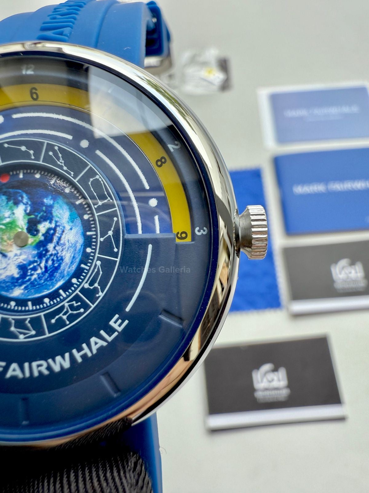 Mark Fairwhale Earth Planet Quartz (Blue) MFW5700 Watches Galleria © Copyrights All Right Reserved