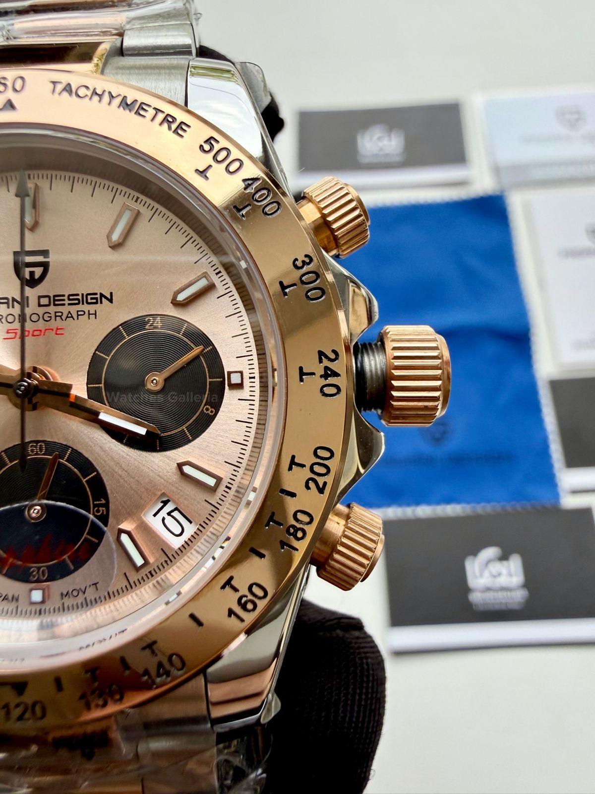 Pagani Design Daytona Quartz (Rose Gold Two Tone) PD1644
