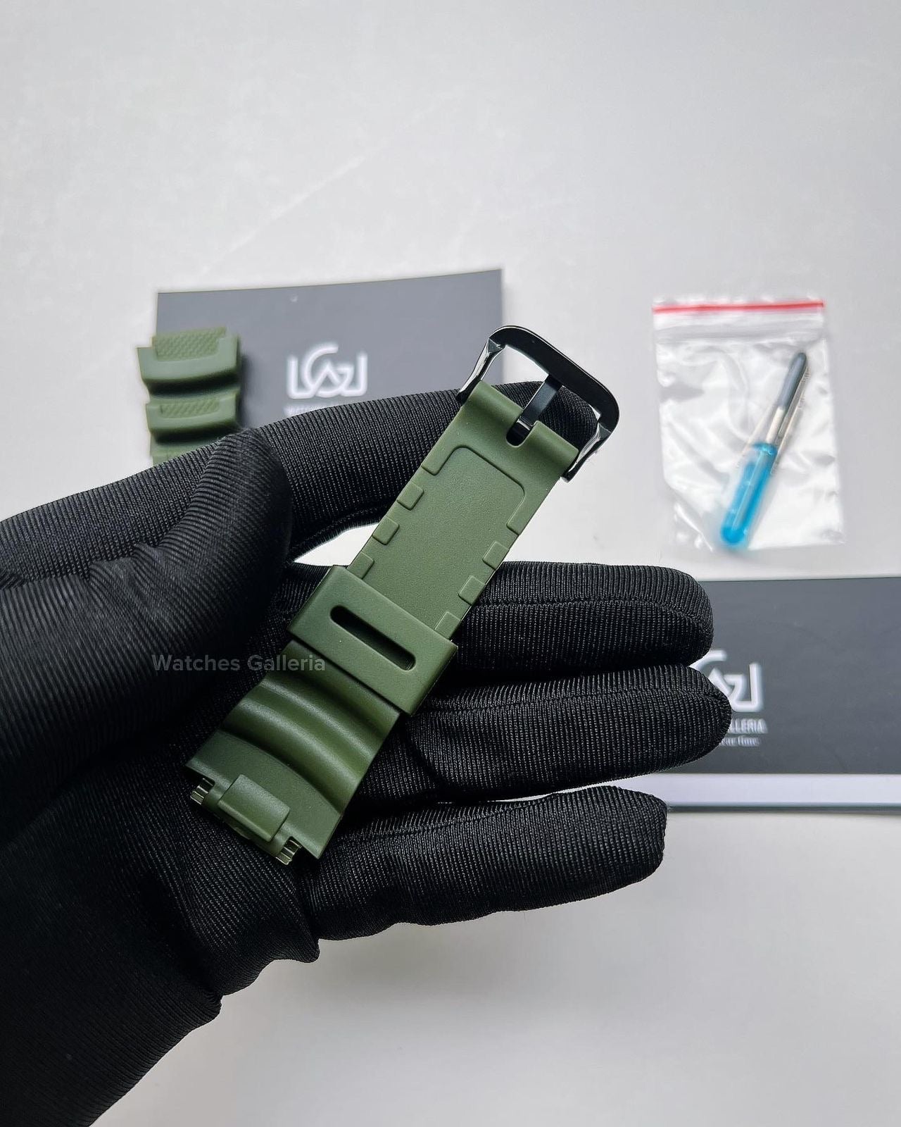 Silicon Straps (Green) For Casio W218H | F108 | AE1100 | AE1200 | SGW300 | MRW200