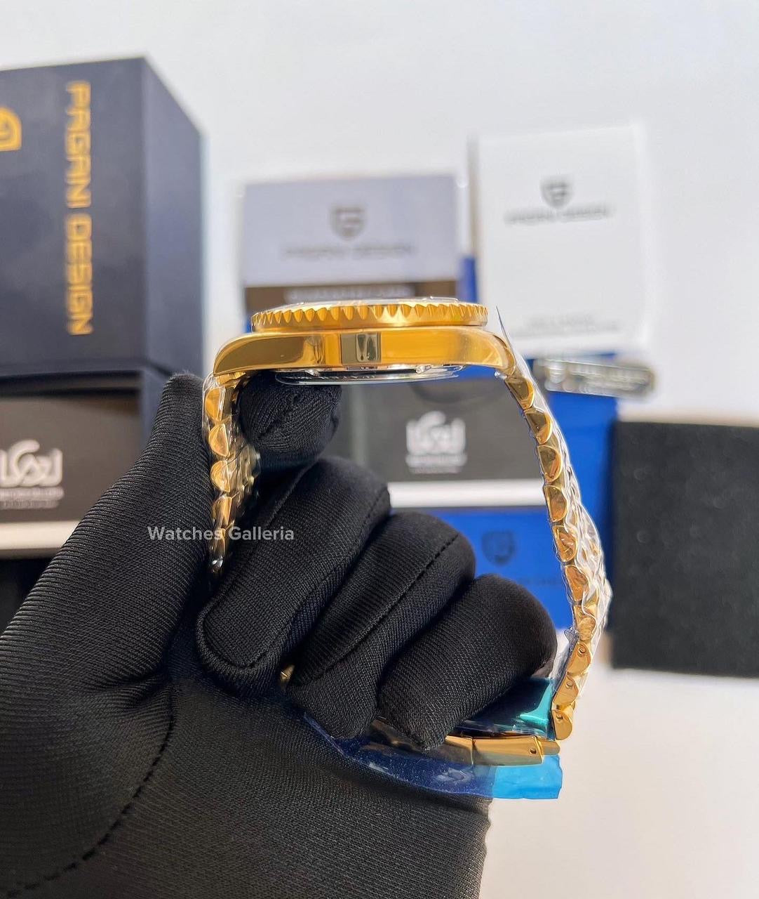 Pagani Design GMT Master V5 (Gold Black) PD1662