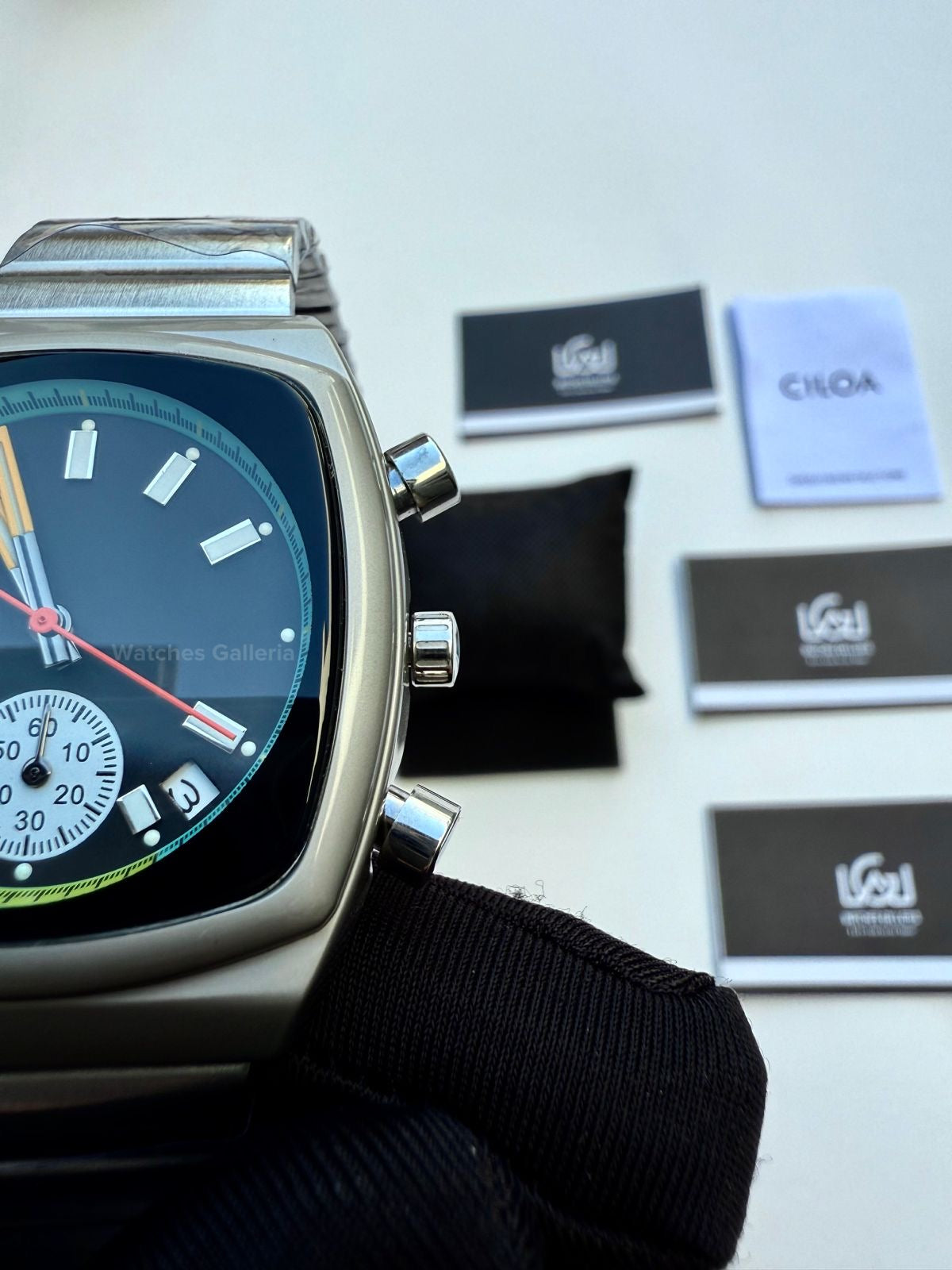 Ciloa Retro Dial Chronograph (Black) ciloa501 Watches Galleria