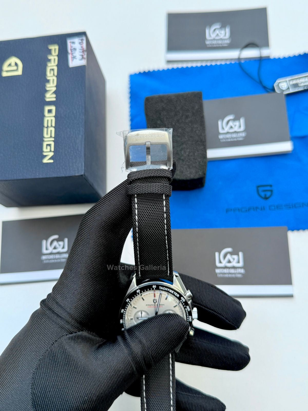Pagani Design Speedmaster Moonwatch Quartz (White ~ Black) PD1701 Watches Galleria
