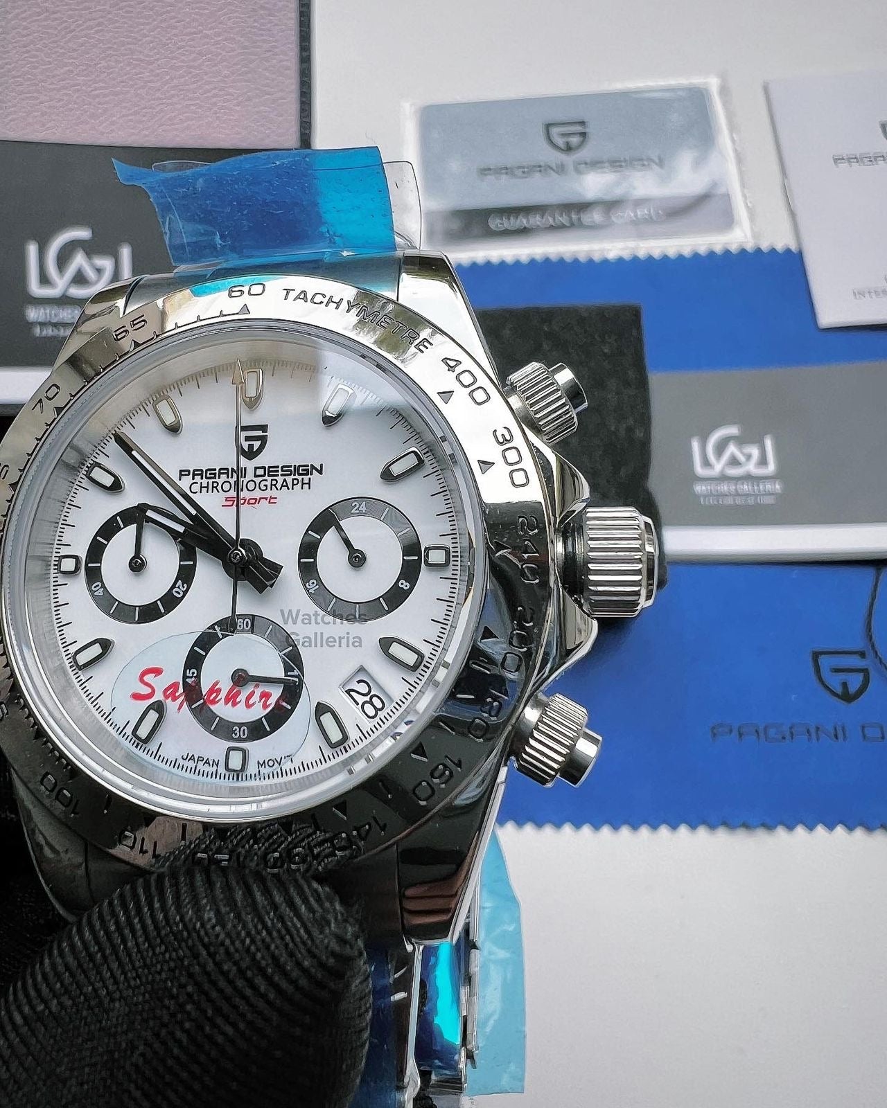 Pagani Design Daytona Quartz (White) PD1727