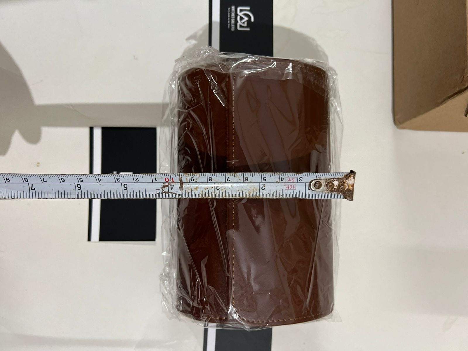 Watch Travel Box Roll 2 Slots (Brown) Watches Galleria