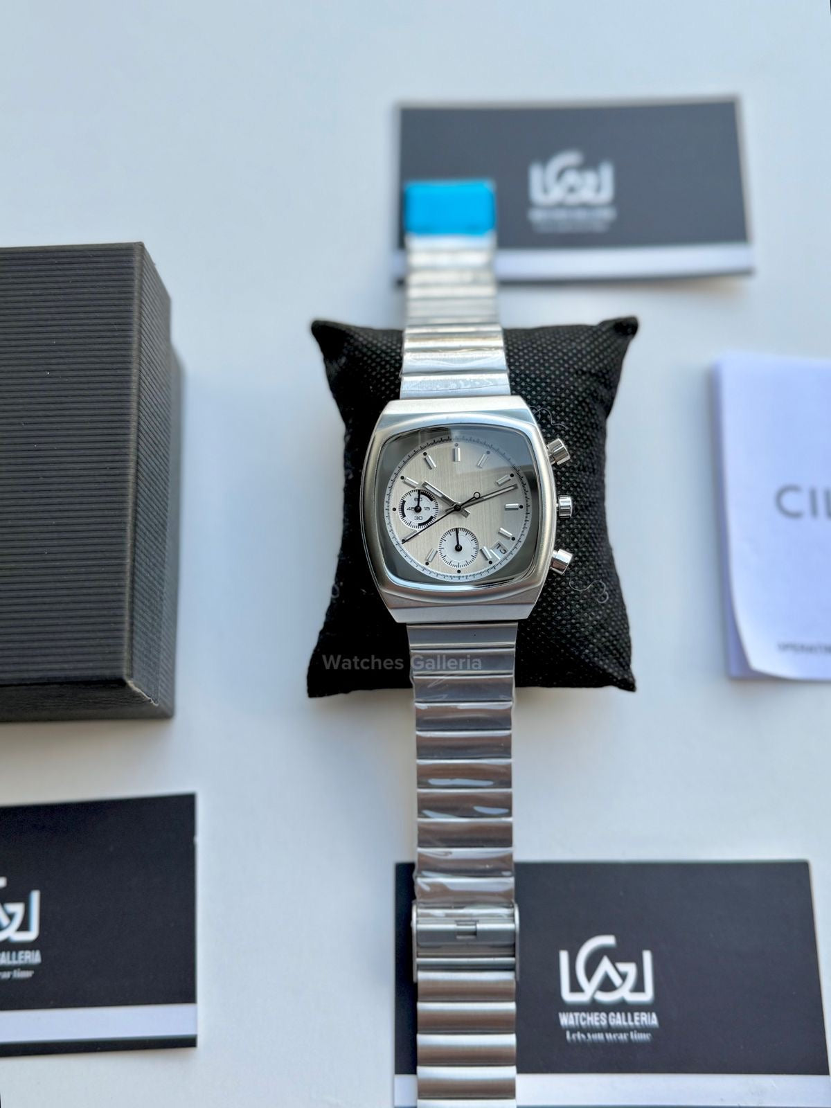 Ciloa Chronograph Steel (Silver) ciloa501 Watches Galleria