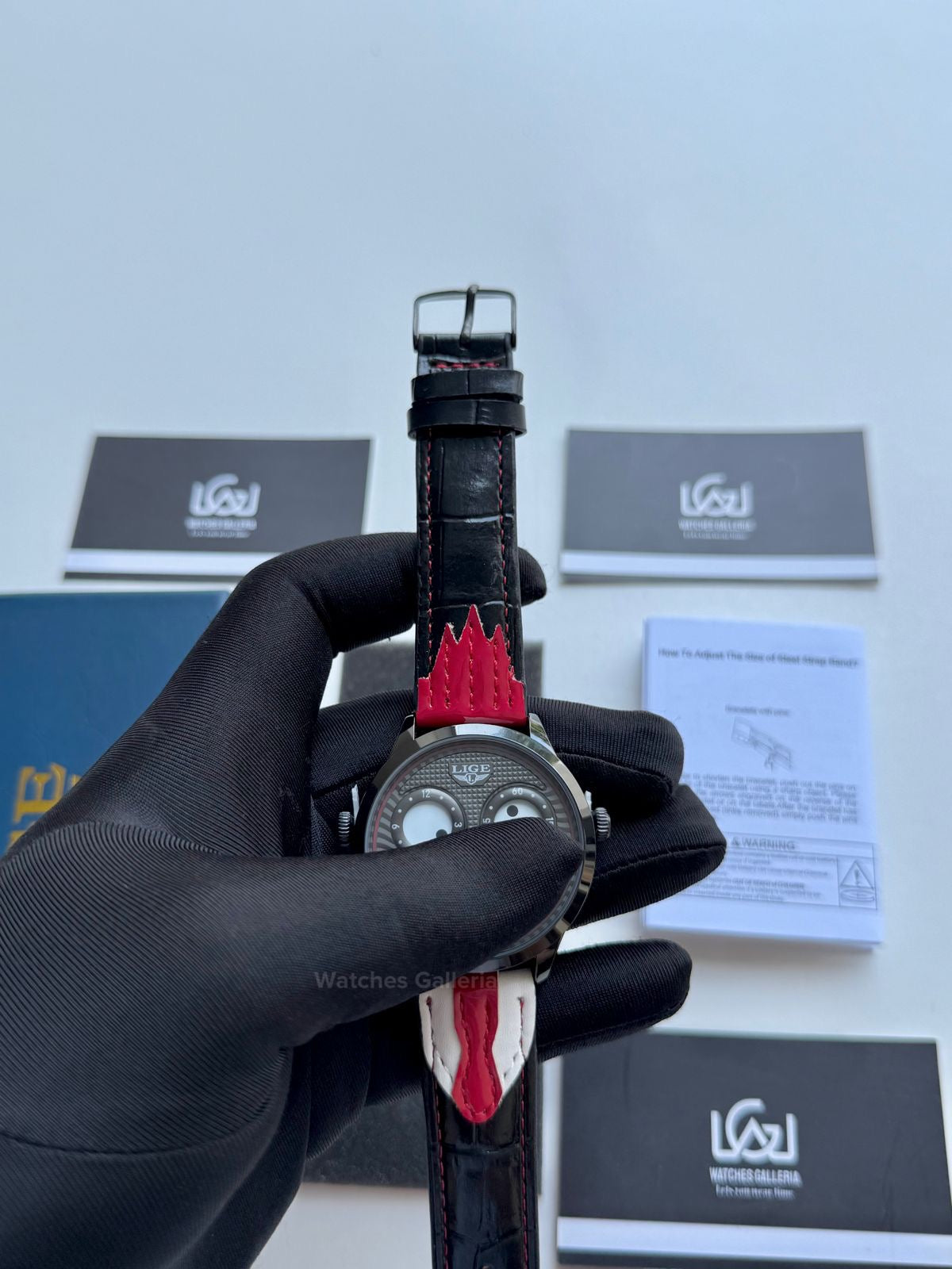 Lige Clown Watch Quartz (Red) LG89160 Watches Galleria