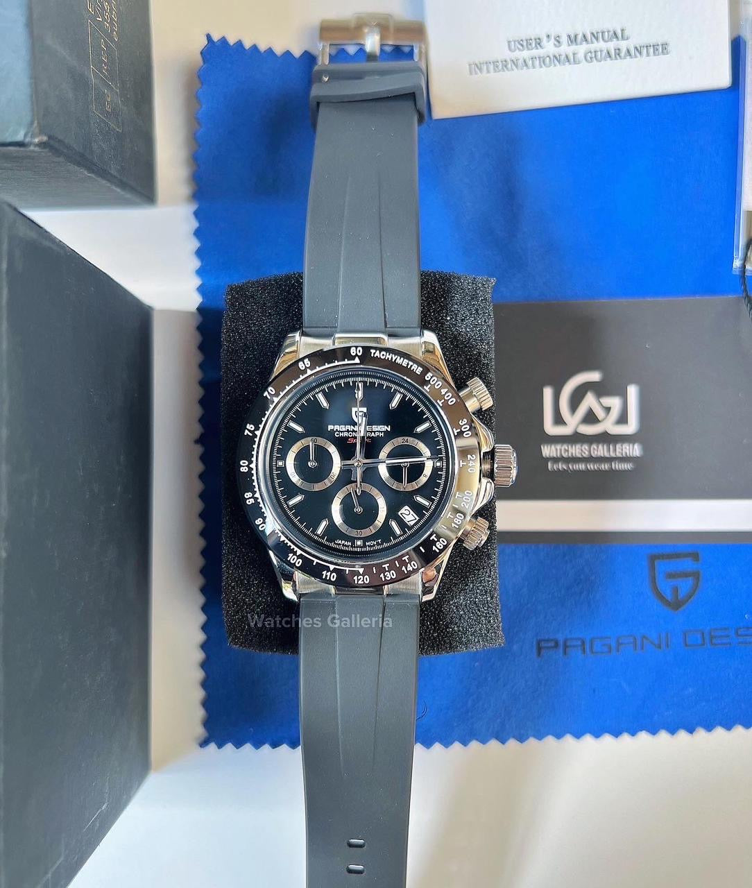 Pagani Design Daytona Quartz (Black) PD1664