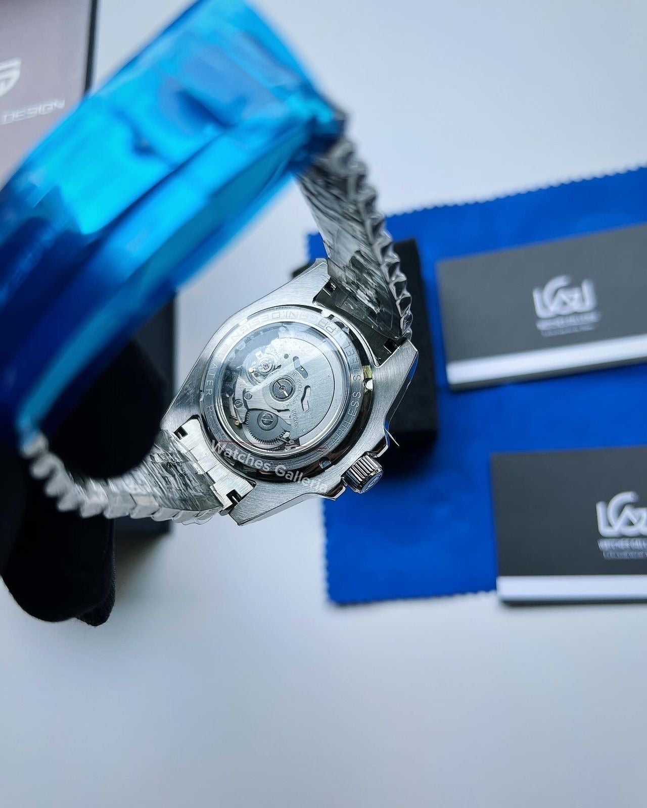 Pagani Design World Time GMT Master Automatic (Blue & Yellow) PD1758 Watches Galleria