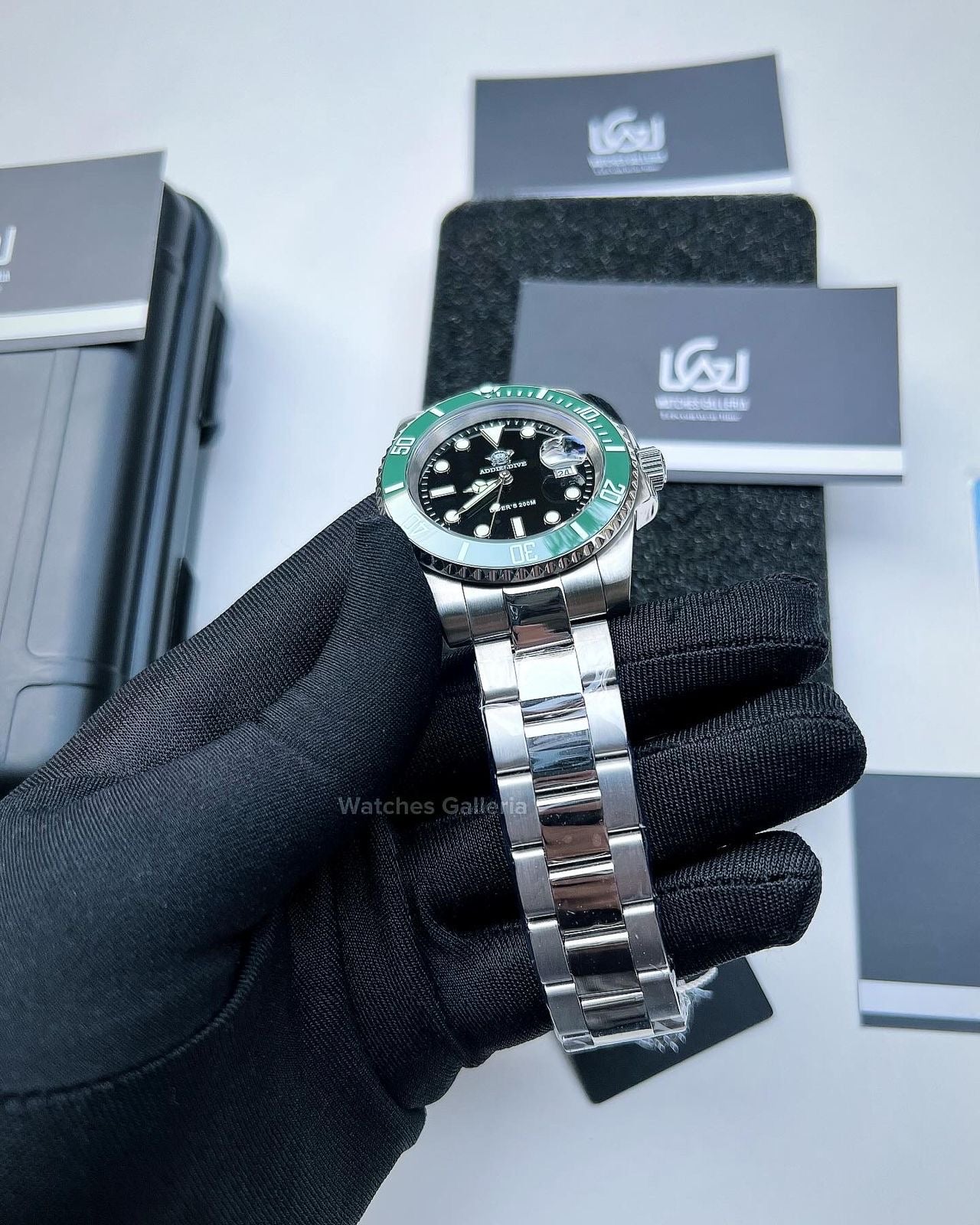 Addiesdive Submariner Kermit MY-H3-2QZ
