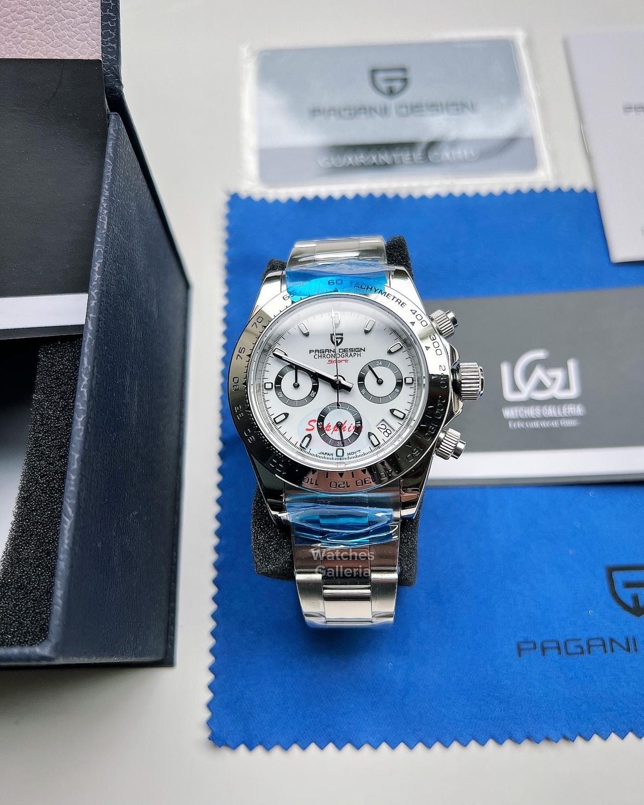 Pagani Design Daytona Quartz (White) PD1727
