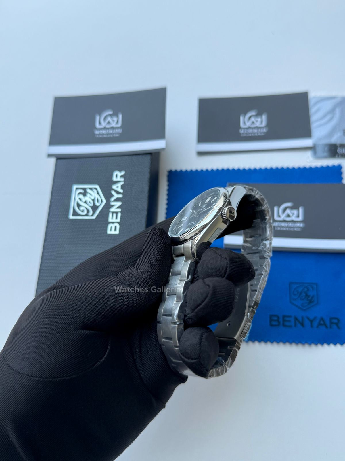 Benyar Oyster Perpetual Automatic (Black) BY5185 Watches Galleria