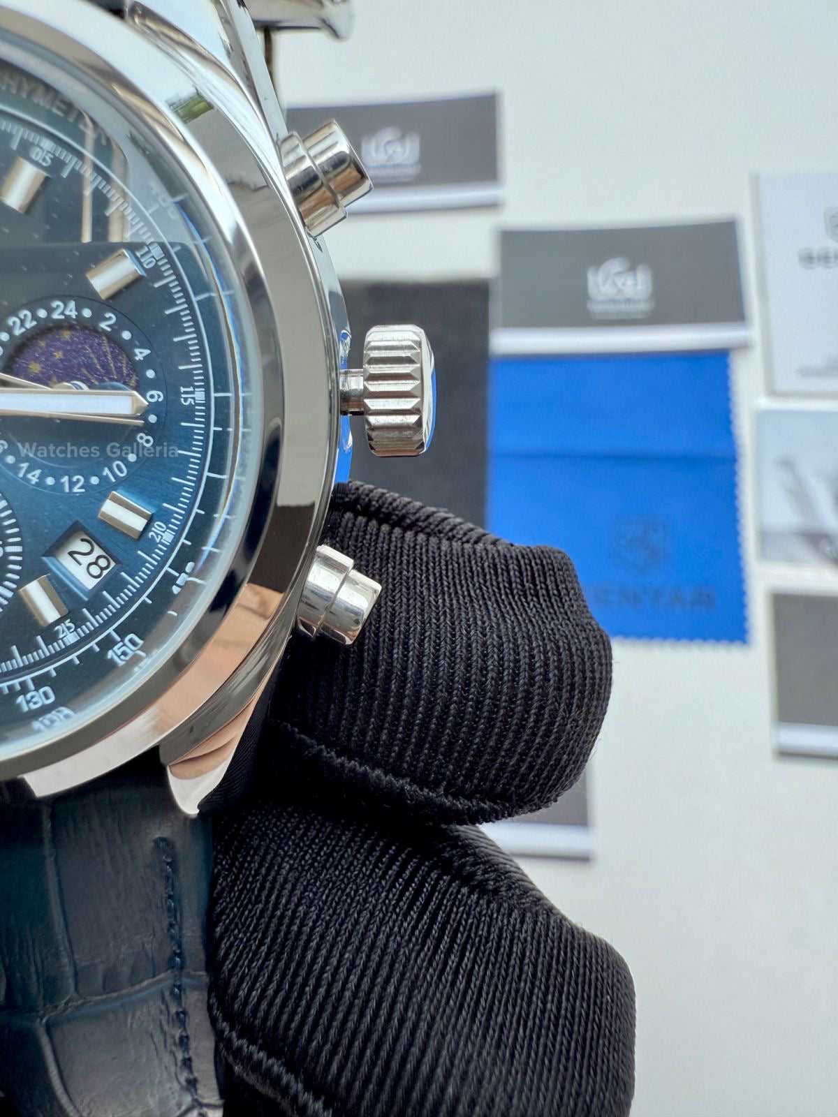 Benyar Classic Moonphase Quartz (Blue) BY5193 Watches Galleria