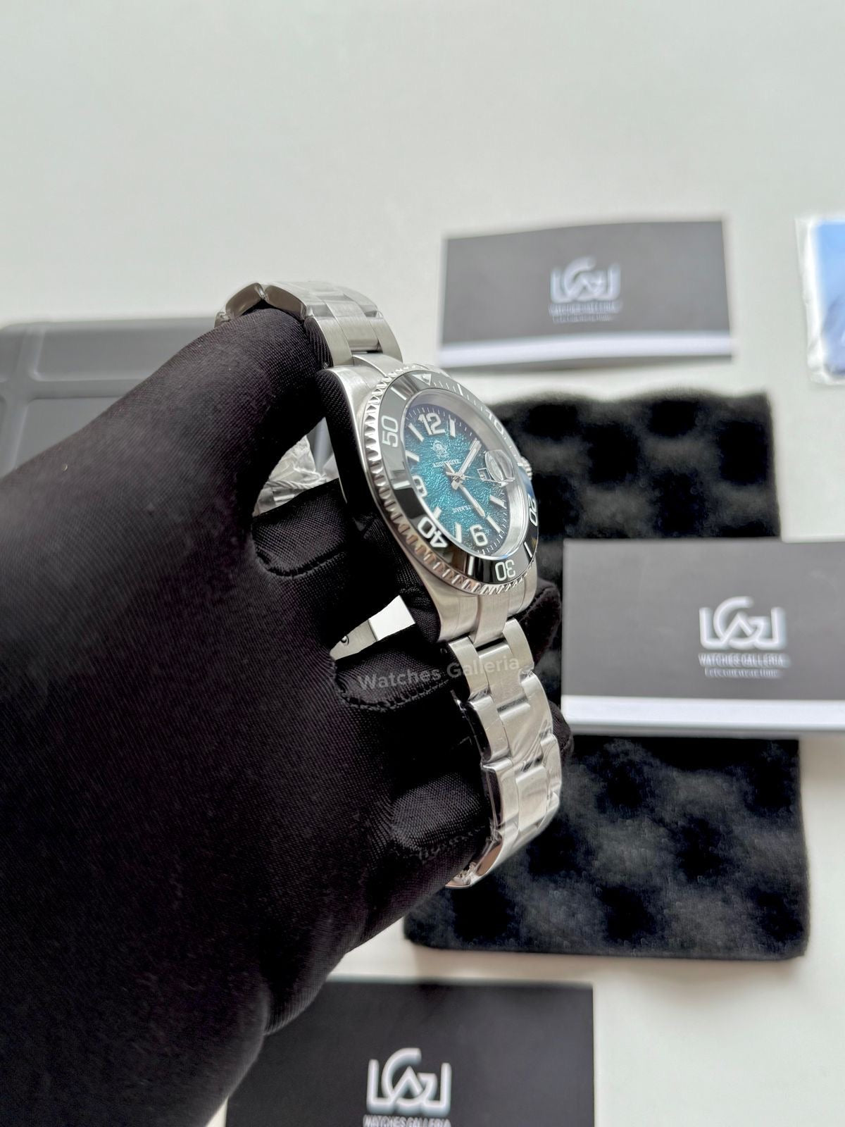 Addiesdive Submariner Gradient Quartz (Blue) AD2513 Watches Galleria Š Copyrights All Right Reserved
