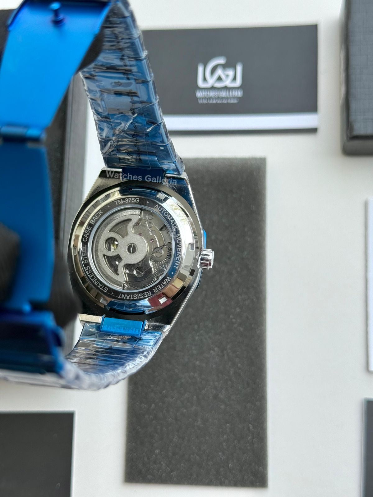 Forsining Royal Oak Skeleton Automatic (Silver/Blue) TM375G Watches Galleria