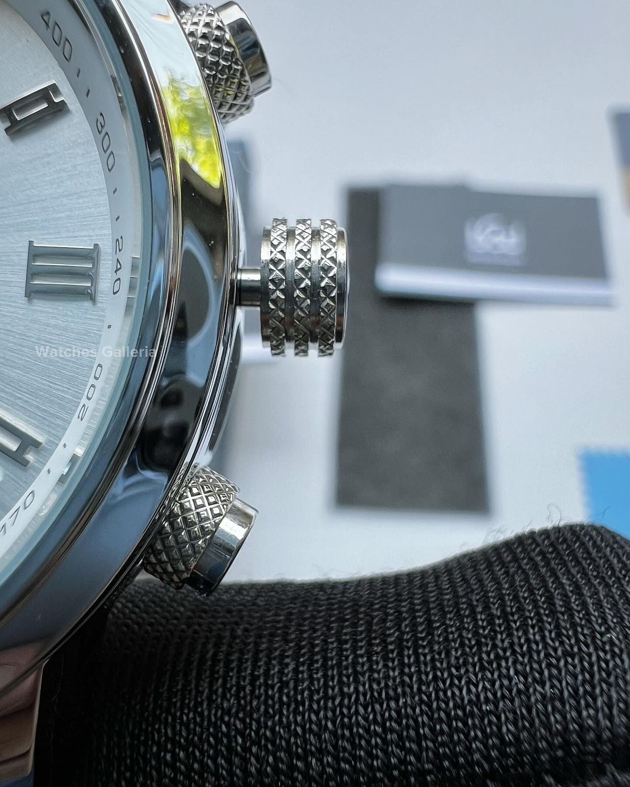 Lige Classic Moonphase Quartz (Silver Black) LG8953 Watches Galleria