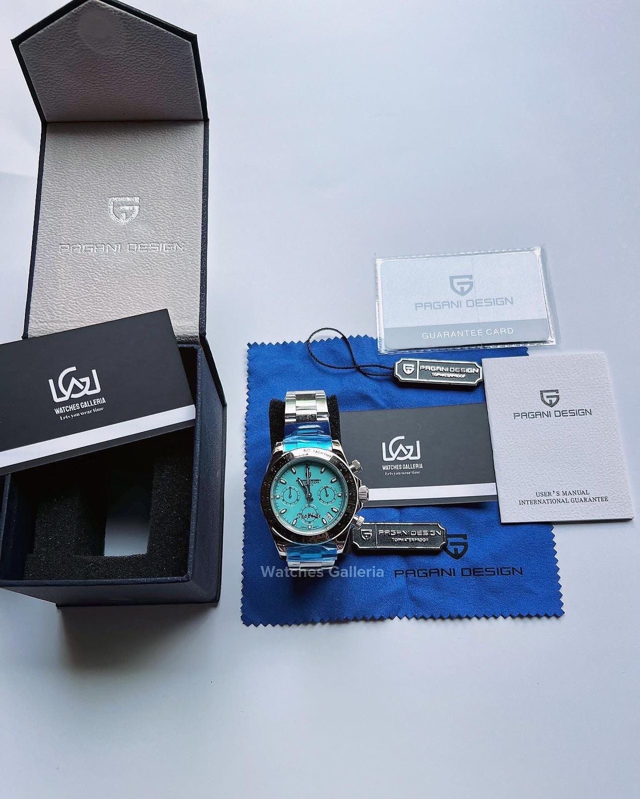 Pagani Design Daytona Quartz (Tifanny Blue) PD1727