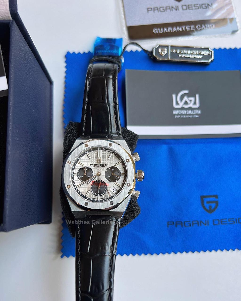 Pagani Design Royal Oak Chronograph Quartz (Silver) PD1707