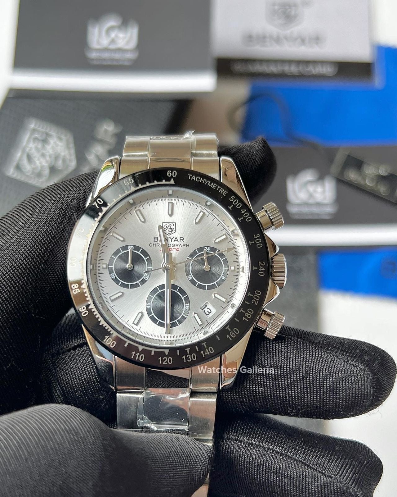 Benyar Daytona Quartz (Silver) BY5169