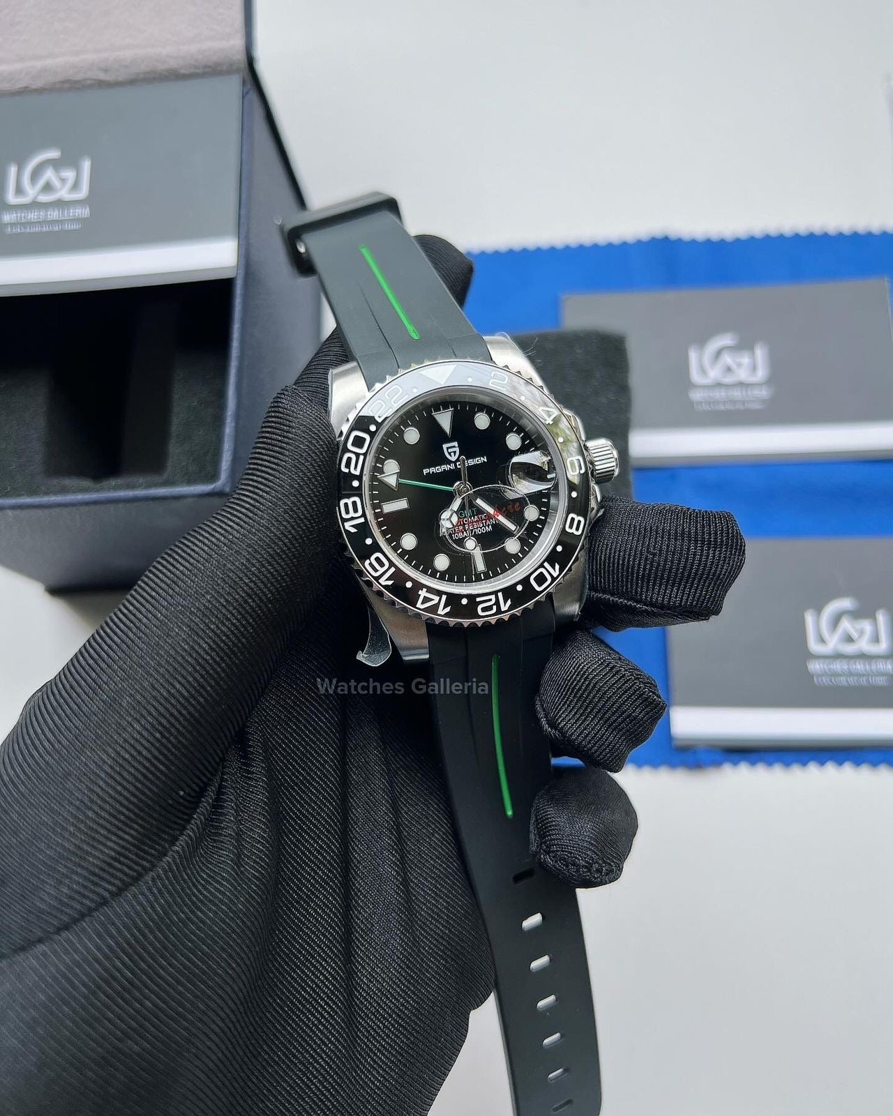 Pagani Design GMT Master Automatic (All Black) PD1662