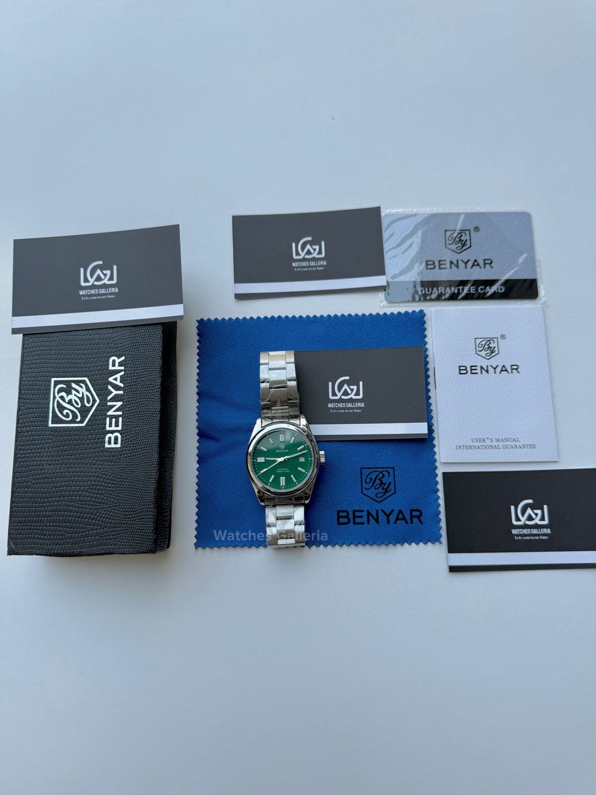 Benyar Oyster Perpetual Automatic (Green) BY5185 Watches Galleria