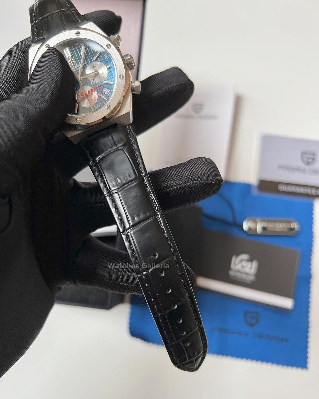 Pagani Design Royal Oak Chronograph Quartz (Blue Dial) PD1707