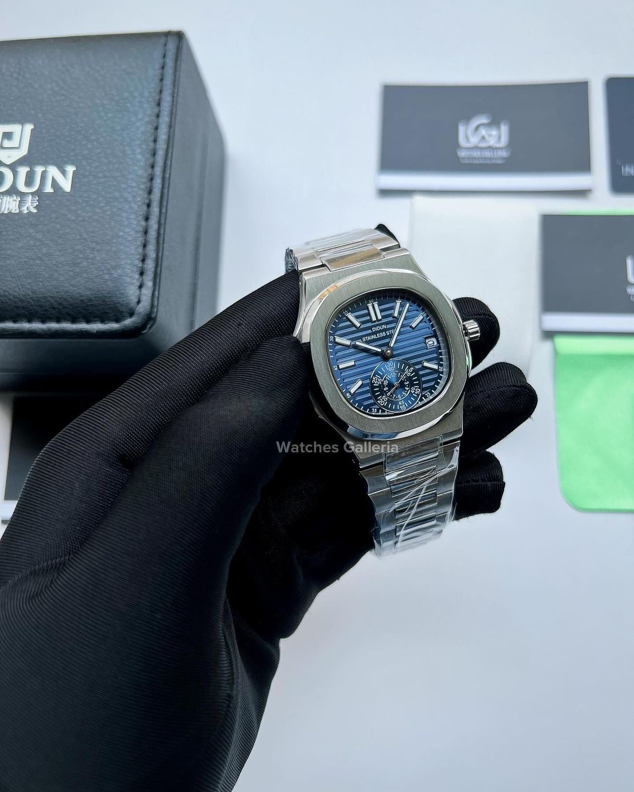 Didun Nautilus Sub Dial Quartz (Blue) PD49 Watches Galleria