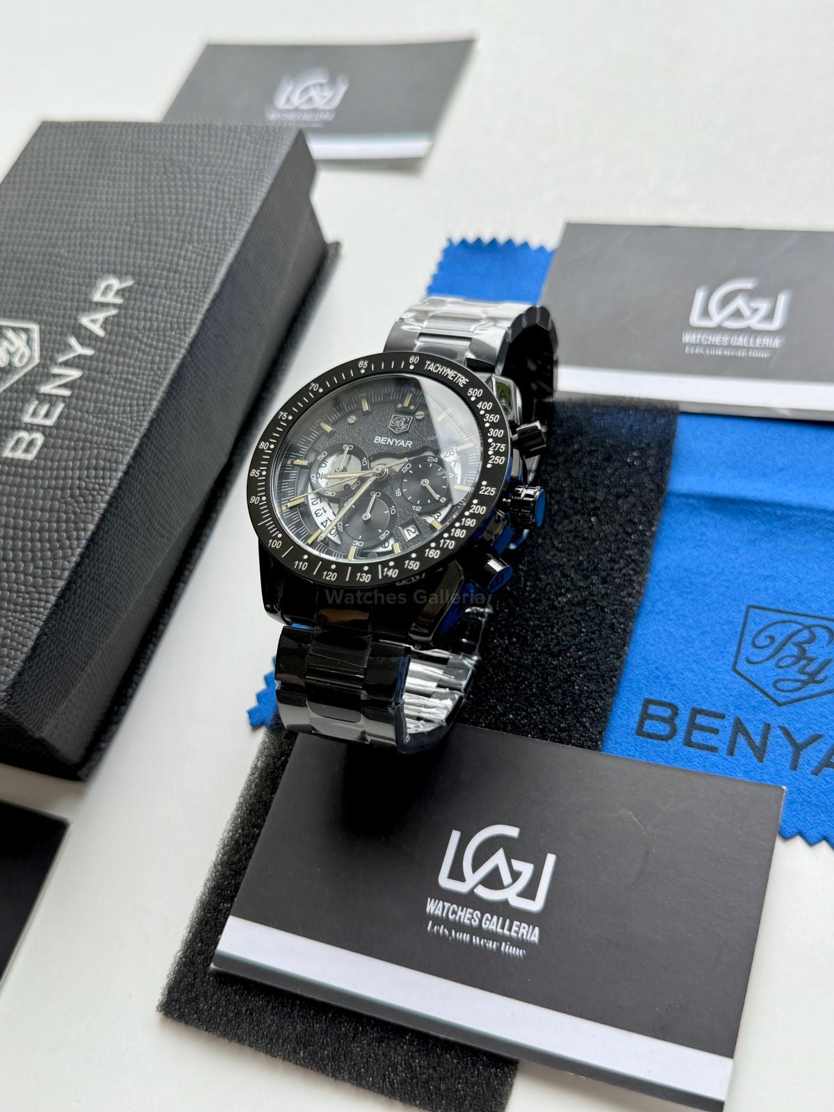 Benyar Dark Side of the Moon Apollo 8 (Black/Yellow) BY5120 Watches Galleria © Copyrights All Right Reserved