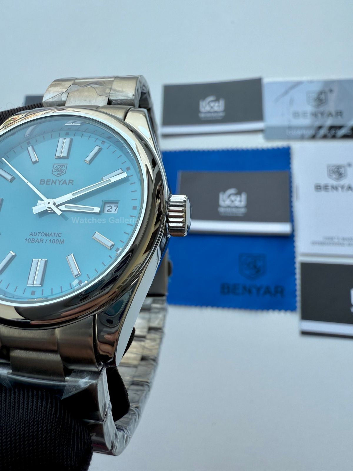 Benyar Oyster Perpetual Automatic (Tifanny Blue) BY5185 Watches Galleria