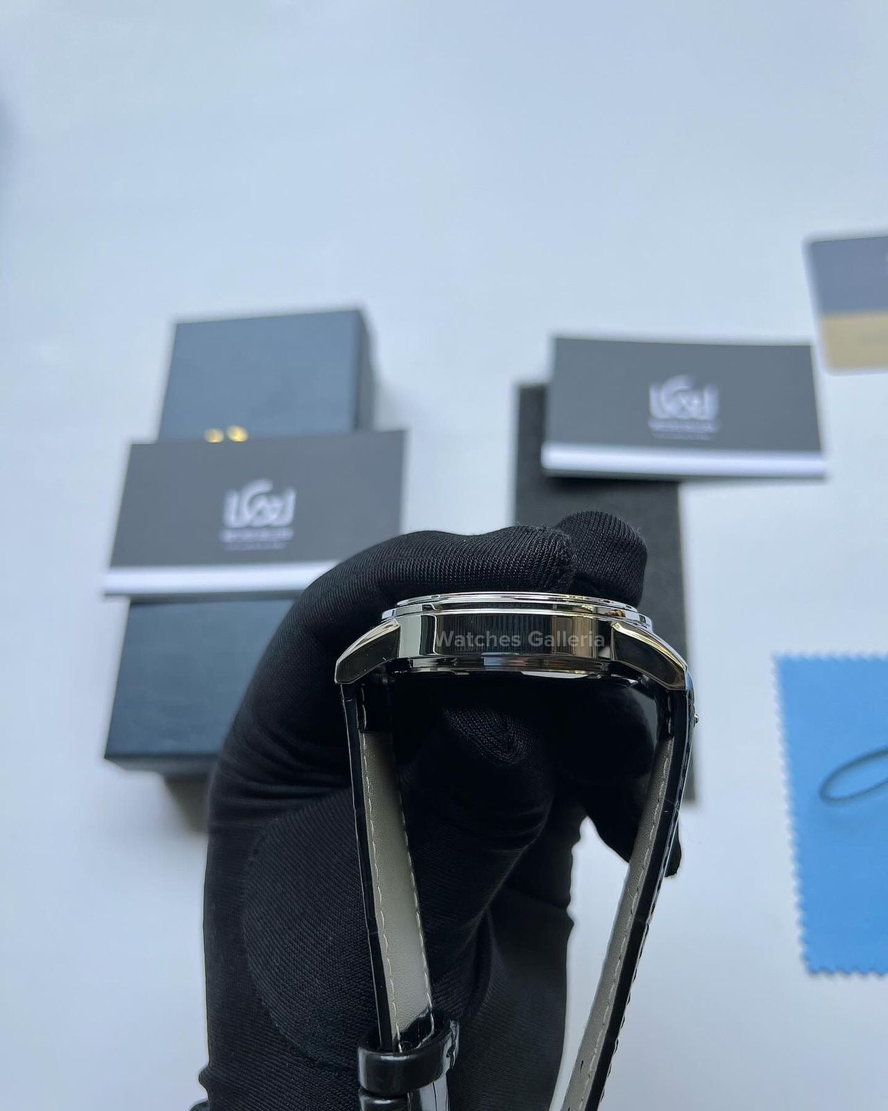 Lige Classic Moonphase (Black) LG8953 Watches Galleria