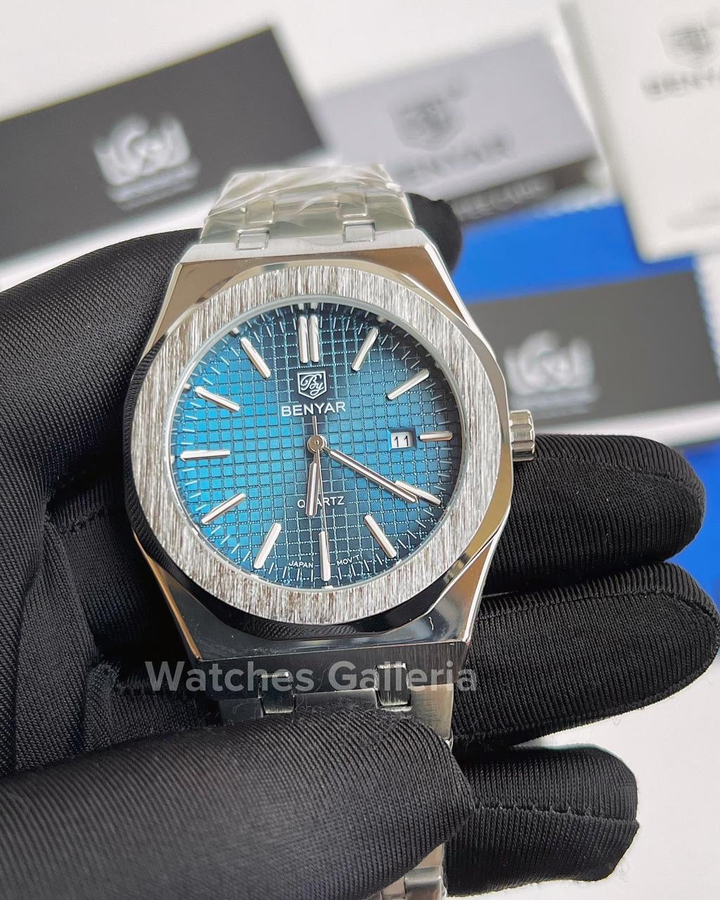Benyar Royal Oak V1 Quartz (Blue) BY5156