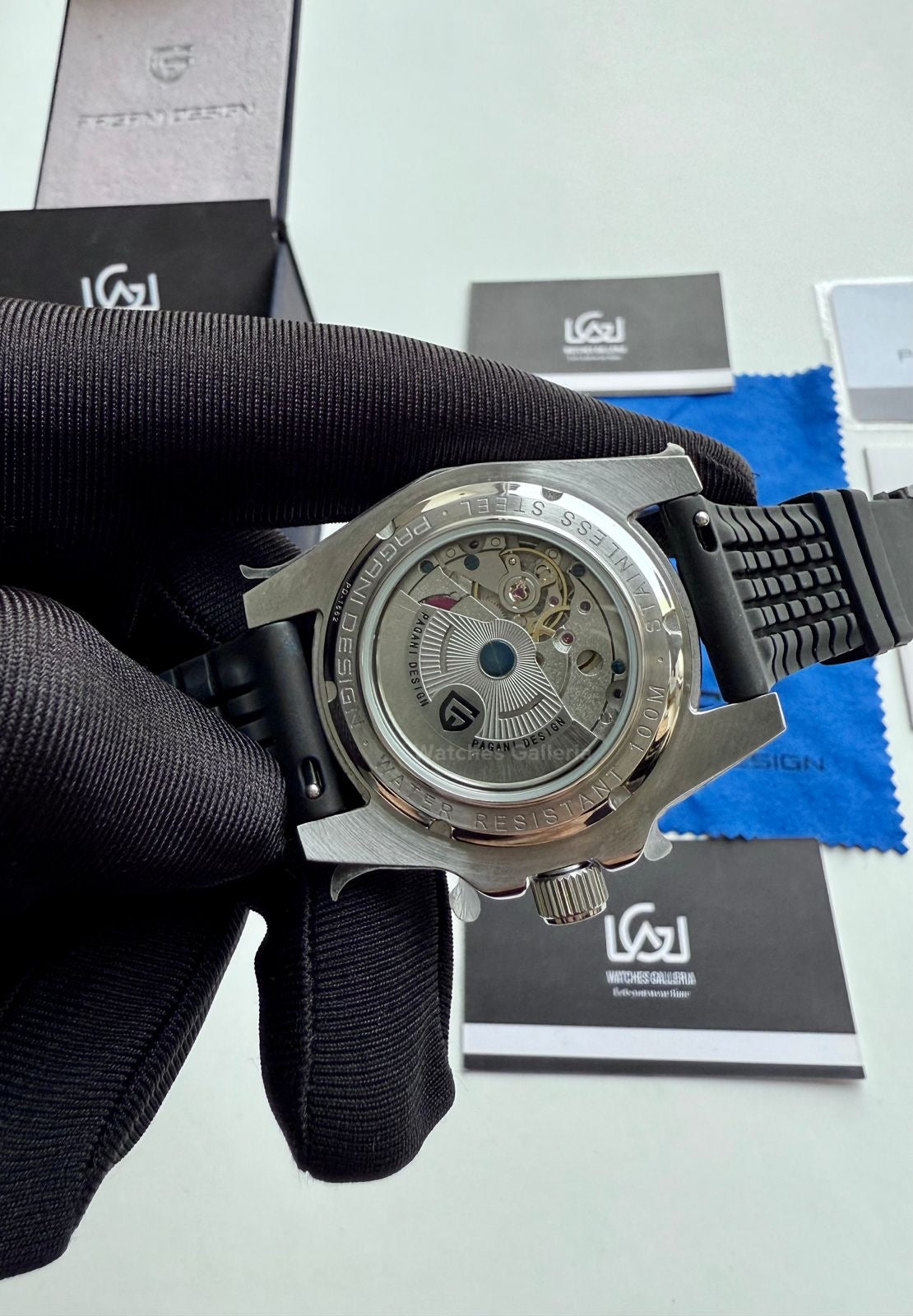 Pagani Design GMT Master I Sprite Automatic(Silicon Exclusive) PD1662 Watches Galleria