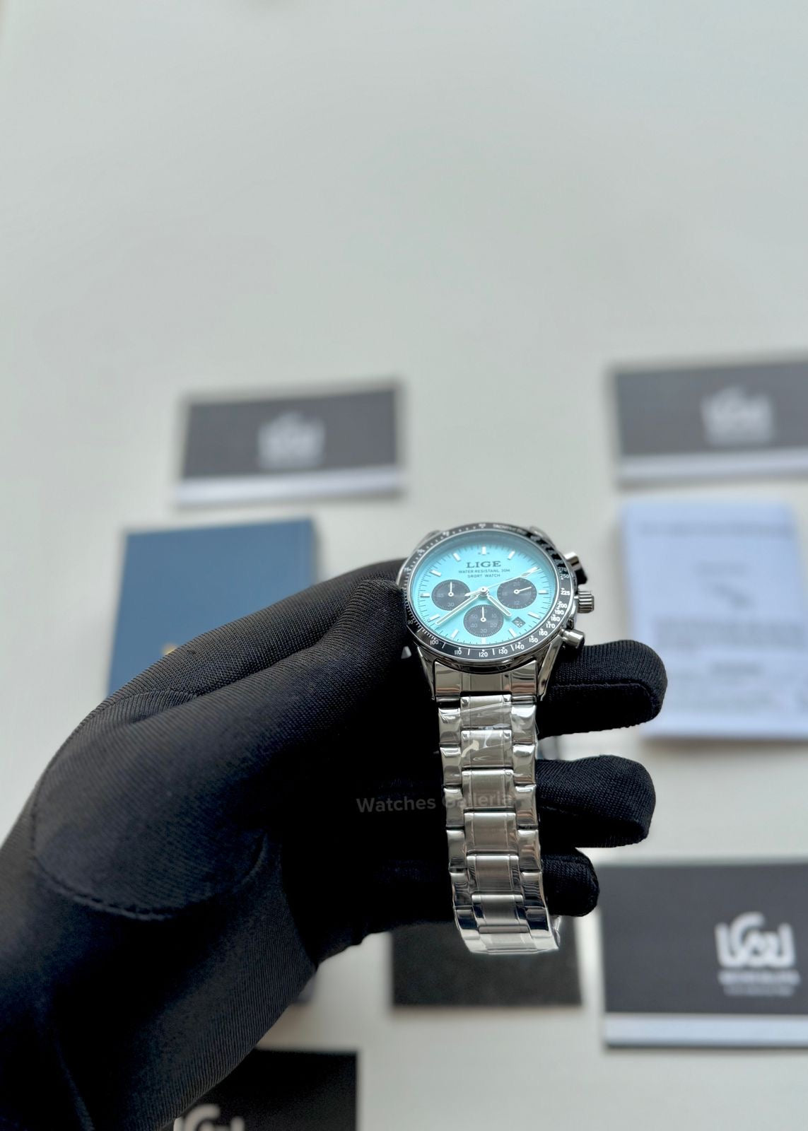 Lige Speedmaster Moonswatch Quartz (Tifanny) Lige89137 Watches Galleria © Copyrights All Right Reserved