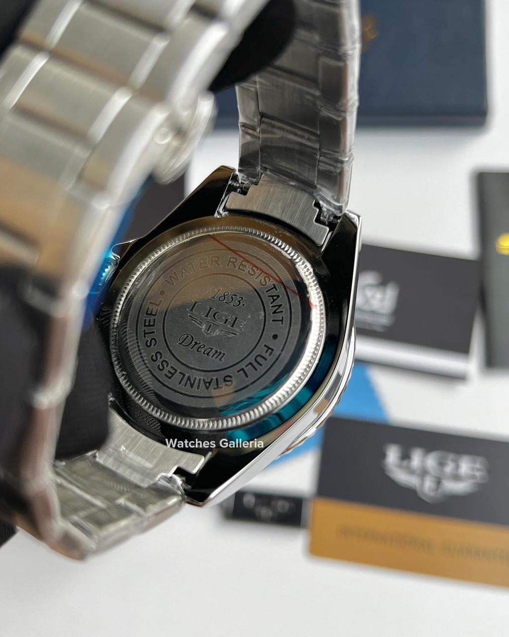 Lige Submariner Quartz (Black) LG10045