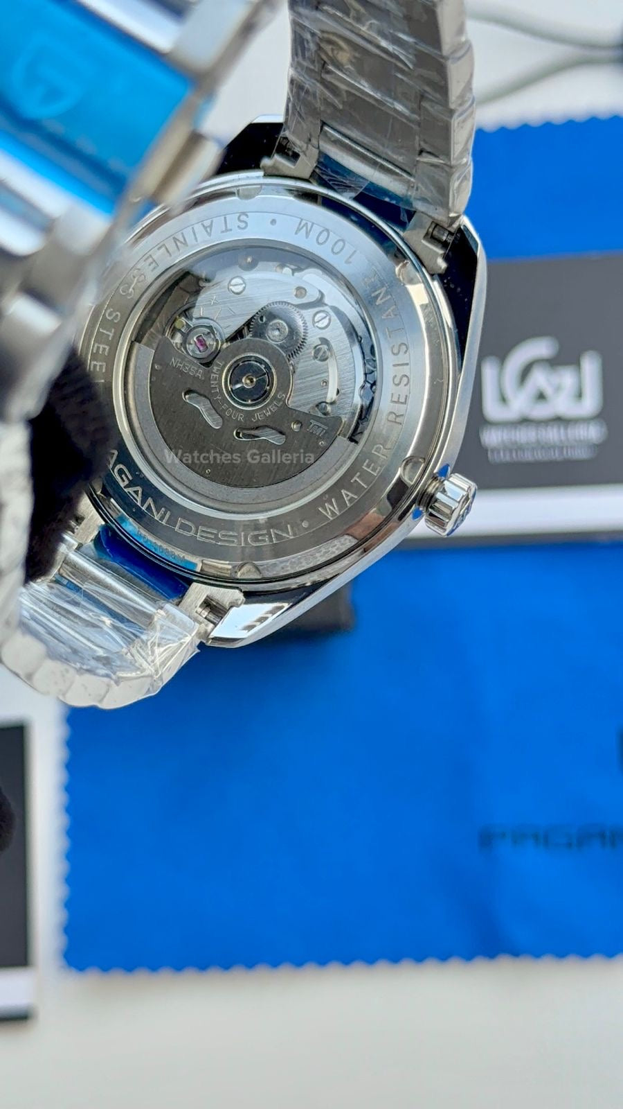 Pagani Design Aqua Terra Automatic (Blue) PD1688 Watches Galleria
