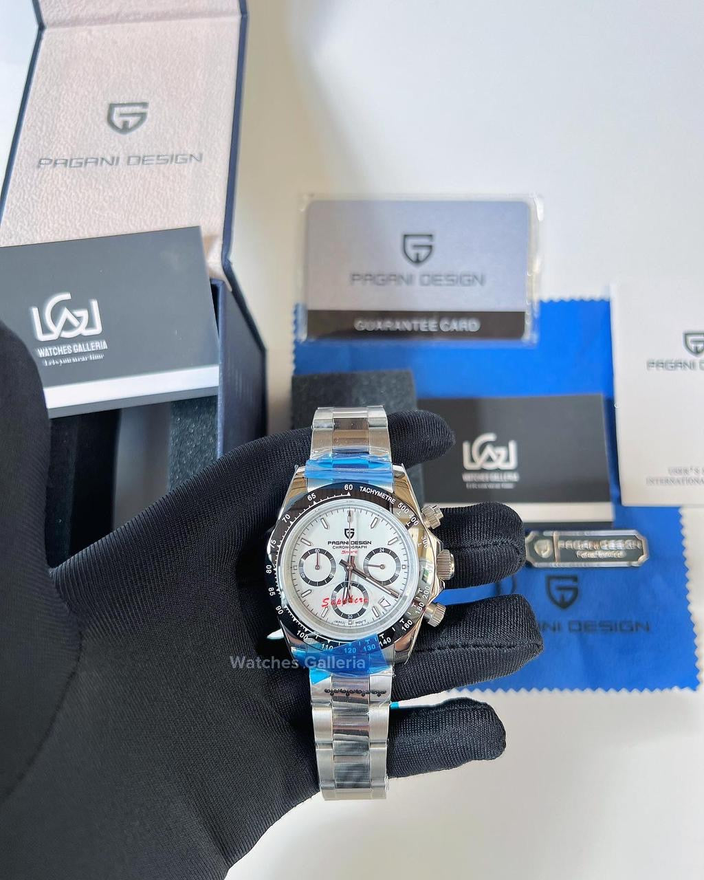Pagani Design Daytona Quartz (White) PD1644