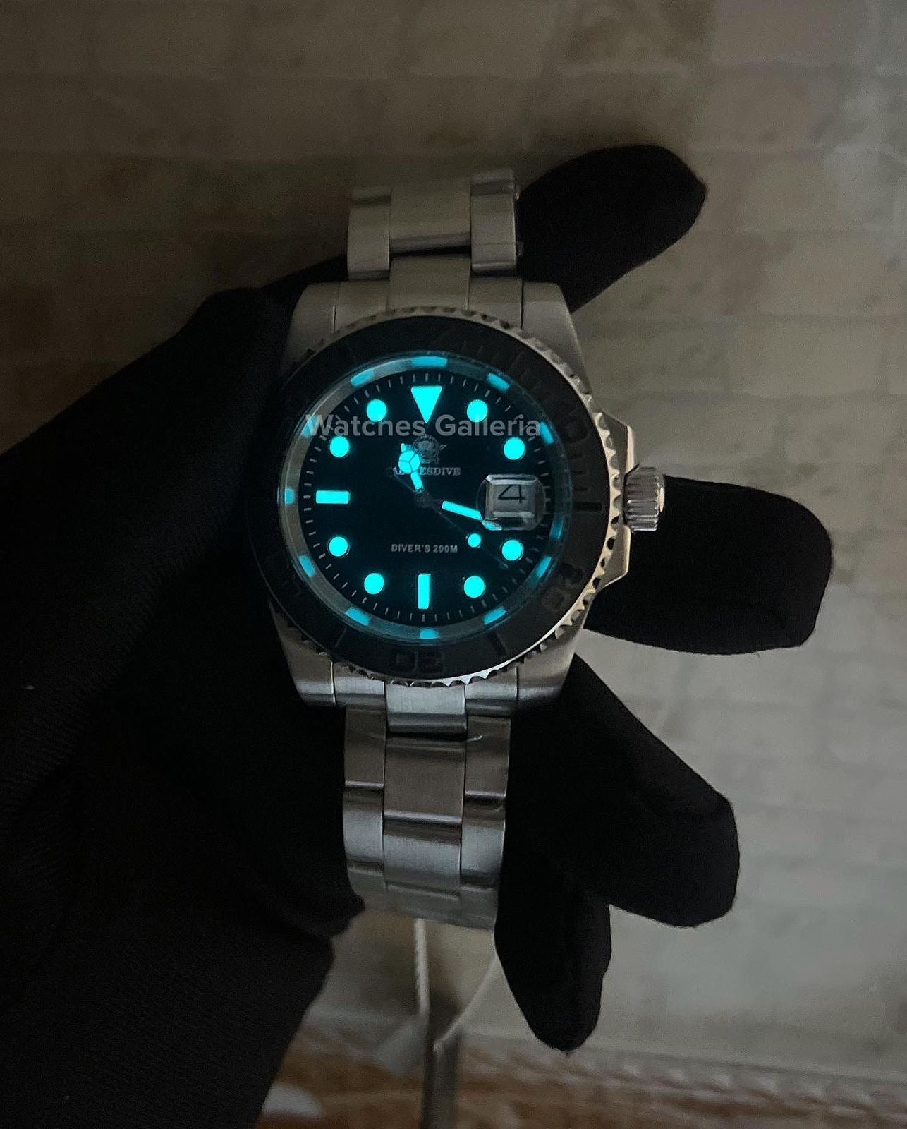 Addiesdive Yachtmaster Quartz (Black) MY-H3-C