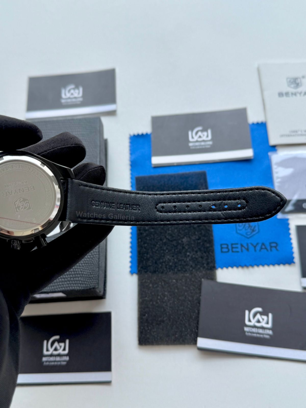 Benyar Dark Side of the Moon Apollo 8 Quartz (Black/Yellow) BY5120 Watches Galleria
