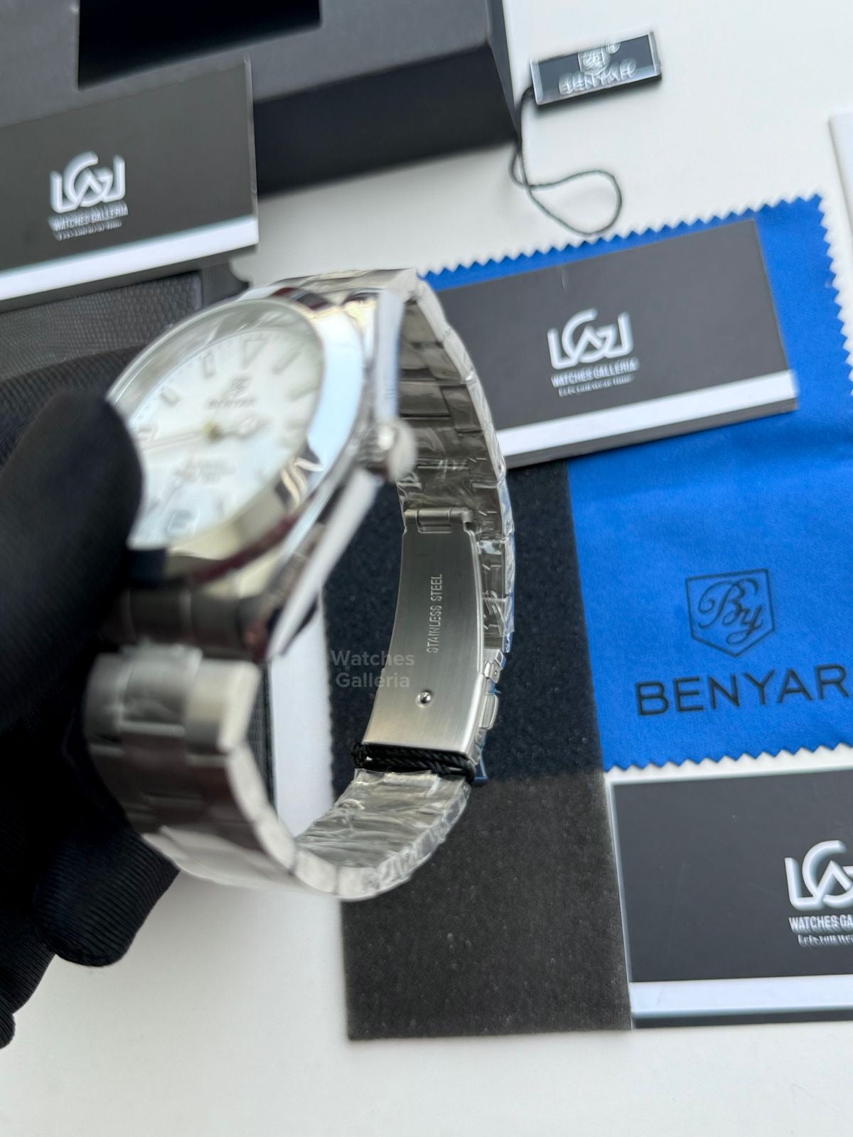 Benyar Explorer Automatic (White) BY5177 Watches Galleria