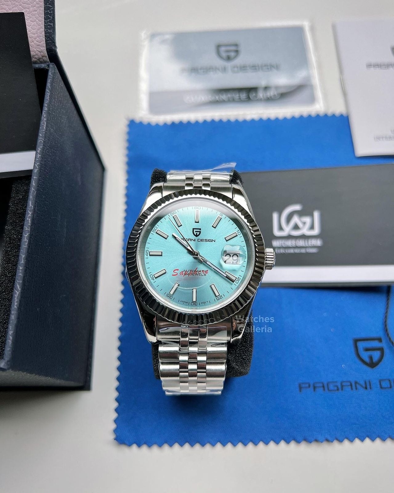 Pagani Design DateJust Automatic (Ice Blue) PD1645