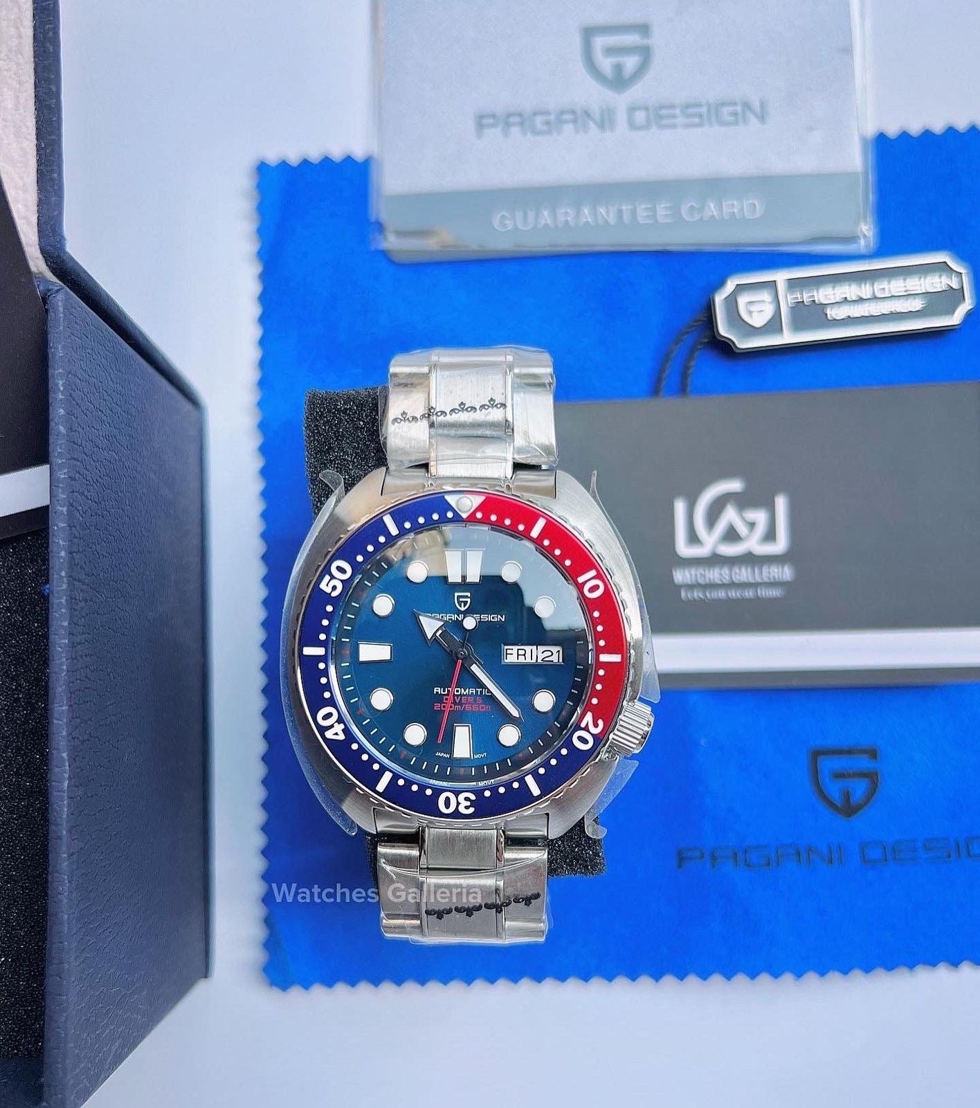 Pagani Design Turtle Automatic (Pepsi) PD1696