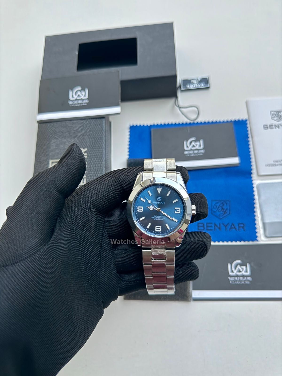 Benyar Explorer Automatic (Blue) BY5177 Watches Galleria