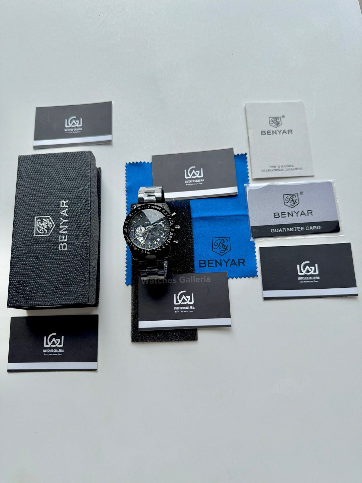 Benyar Dark Side of the Moon Apollo 8 (Black/Yellow) BY5120 Watches Galleria © Copyrights All Right Reserved