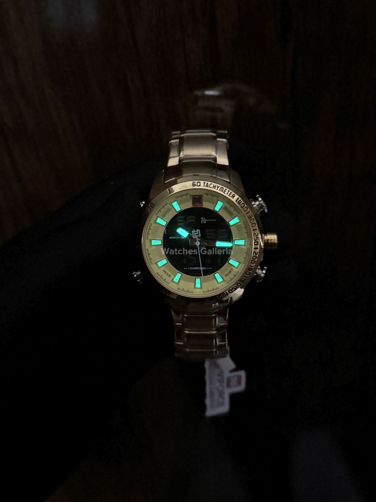 Naviforce Dual Analog and Digital Watch (Gold) NF9093M Watches Galleria